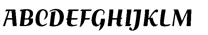 Voltava Script Bold Font UPPERCASE