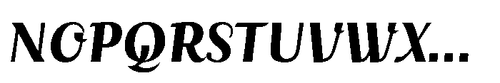 Voltava Script Bold Font UPPERCASE