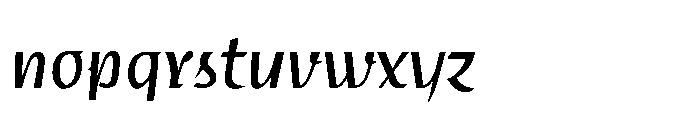 Voltava Script Regular Font LOWERCASE