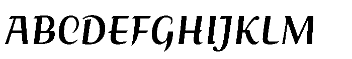 Voltava Script Semi Bold Font UPPERCASE