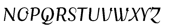 Voltava Script Variable Regular Font UPPERCASE