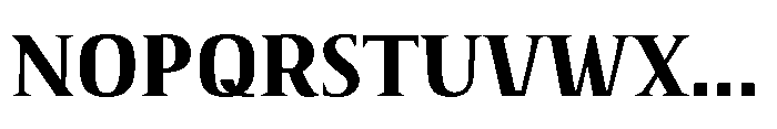 Voltava Serif Bold Font UPPERCASE