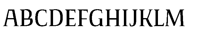 Voltava Serif Regular Font UPPERCASE