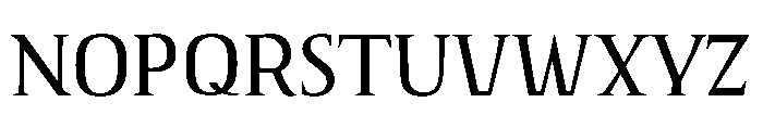 Voltava Serif Regular Font UPPERCASE