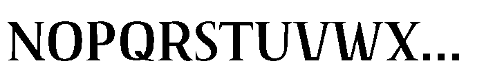 Voltava Serif Semi Bold Font UPPERCASE
