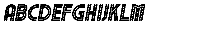 Voltdeco 1920 Black Italic FONT