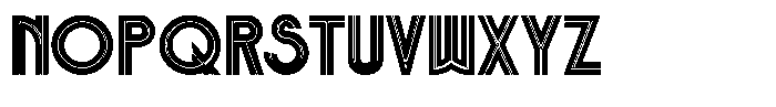 Voltdeco 1920 Black Font UPPERCASE