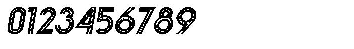 Voltdeco 1920 Bold Italic Font OTHER CHARS