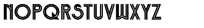 Voltdeco 1920 Bold Font LOWERCASE