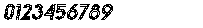 Voltdeco 1920 Extra Bold Italic Font OTHER CHARS