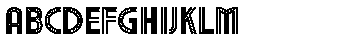 Voltdeco 1920 Extra Bold Font UPPERCASE