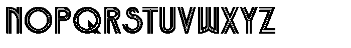Voltdeco 1920 Extra Bold Font LOWERCASE