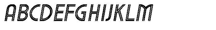 Voltdeco 1920 Extra Light Italic FONT