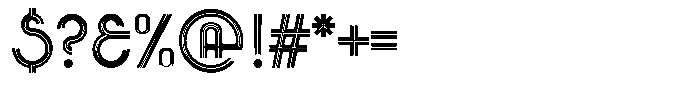 Voltdeco 1920 Extra Light Font OTHER CHARS