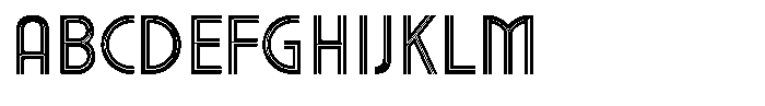Voltdeco 1920 Extra Light Font UPPERCASE