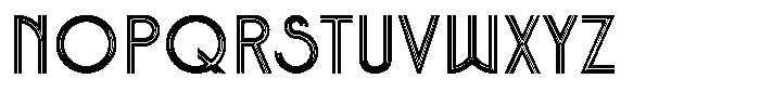 Voltdeco 1920 Extra Light Font UPPERCASE