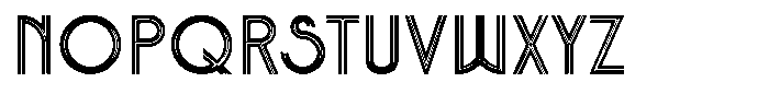 Voltdeco 1920 Extra Light Font LOWERCASE