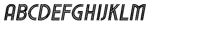 Voltdeco 1920 Italic FONT