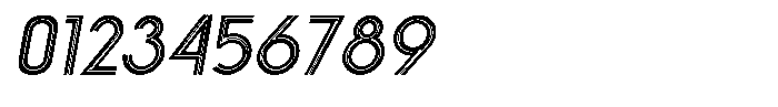 Voltdeco 1920 Light Italic Font OTHER CHARS
