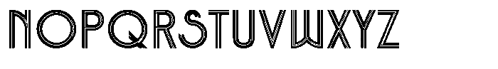 Voltdeco 1920 Light Font UPPERCASE