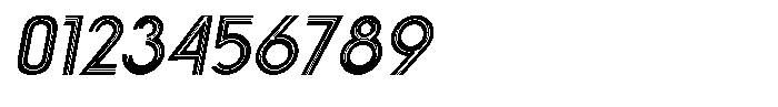 Voltdeco 1920 Medium Italic Font OTHER CHARS