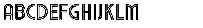Voltdeco 1920 Medium Font UPPERCASE