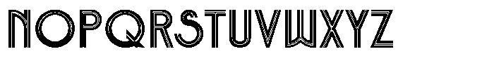 Voltdeco 1920 Medium Font UPPERCASE