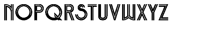 Voltdeco 1920 Medium Font LOWERCASE