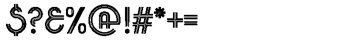 Voltdeco 1920 Regular Font OTHER CHARS