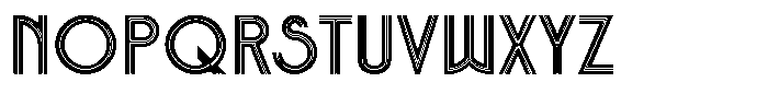 Voltdeco 1920 Regular Font UPPERCASE