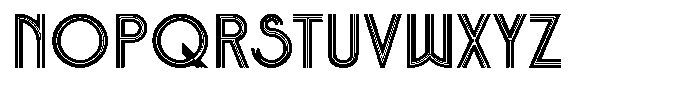 Voltdeco 1920 Regular Font LOWERCASE