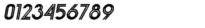 Voltdeco 1920 Semi Bold Italic Font OTHER CHARS