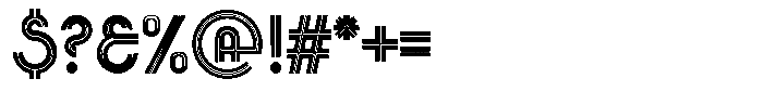 Voltdeco 1920 Semi Bold Font OTHER CHARS