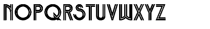 Voltdeco 1920 Semi Bold Font UPPERCASE