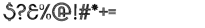 Voltdeco 1920 Thin Font OTHER CHARS