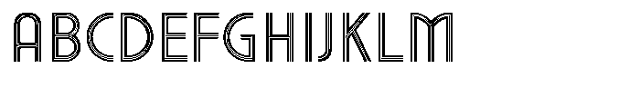 Voltdeco 1920 Thin Font UPPERCASE