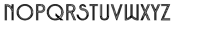 Voltdeco 1920 Thin Font LOWERCASE