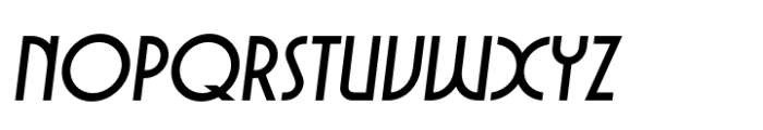 Voltdeco V02 Extra Bold Italic Font LOWERCASE