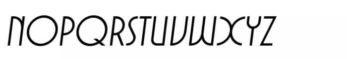 Voltdeco V02 Italic Font LOWERCASE