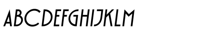 Voltdeco V02 Semi Bold Italic Font UPPERCASE