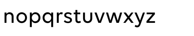 Volte Gujarati Medium Font LOWERCASE