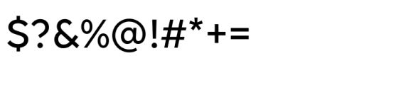 Volte Kannada Medium Font OTHER CHARS