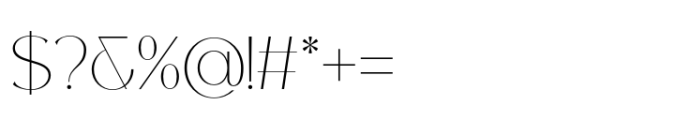 Volter Thin Font OTHER CHARS
