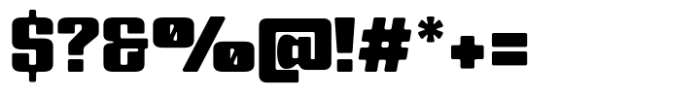Voltexa Extrablack Font OTHER CHARS