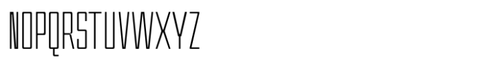 Voltexa Thin Font UPPERCASE