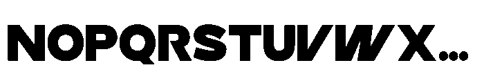 Voltrix Font LOWERCASE