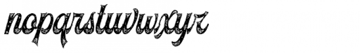 Voltury Textured Font LOWERCASE