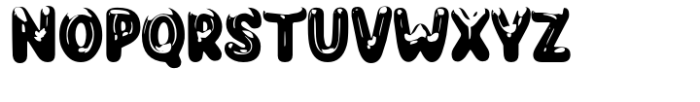Volufont Holographic Font UPPERCASE