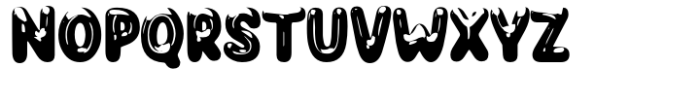 Volufont Holographic Font LOWERCASE