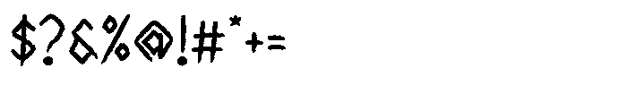Vondalore Regular Font OTHER CHARS